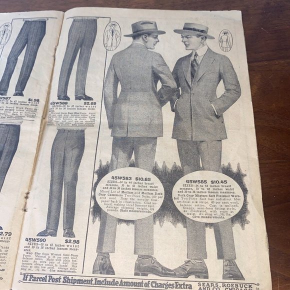 Vintage Sears Roebuck CO 1919 CatalogThe Bargin Counter Bulletin Advertisement - Picture 2 of 7